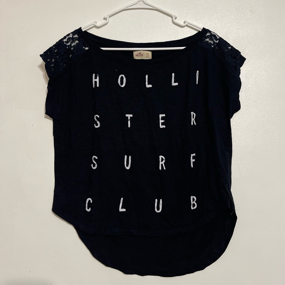 Hollister Womens Black Blouse size XS